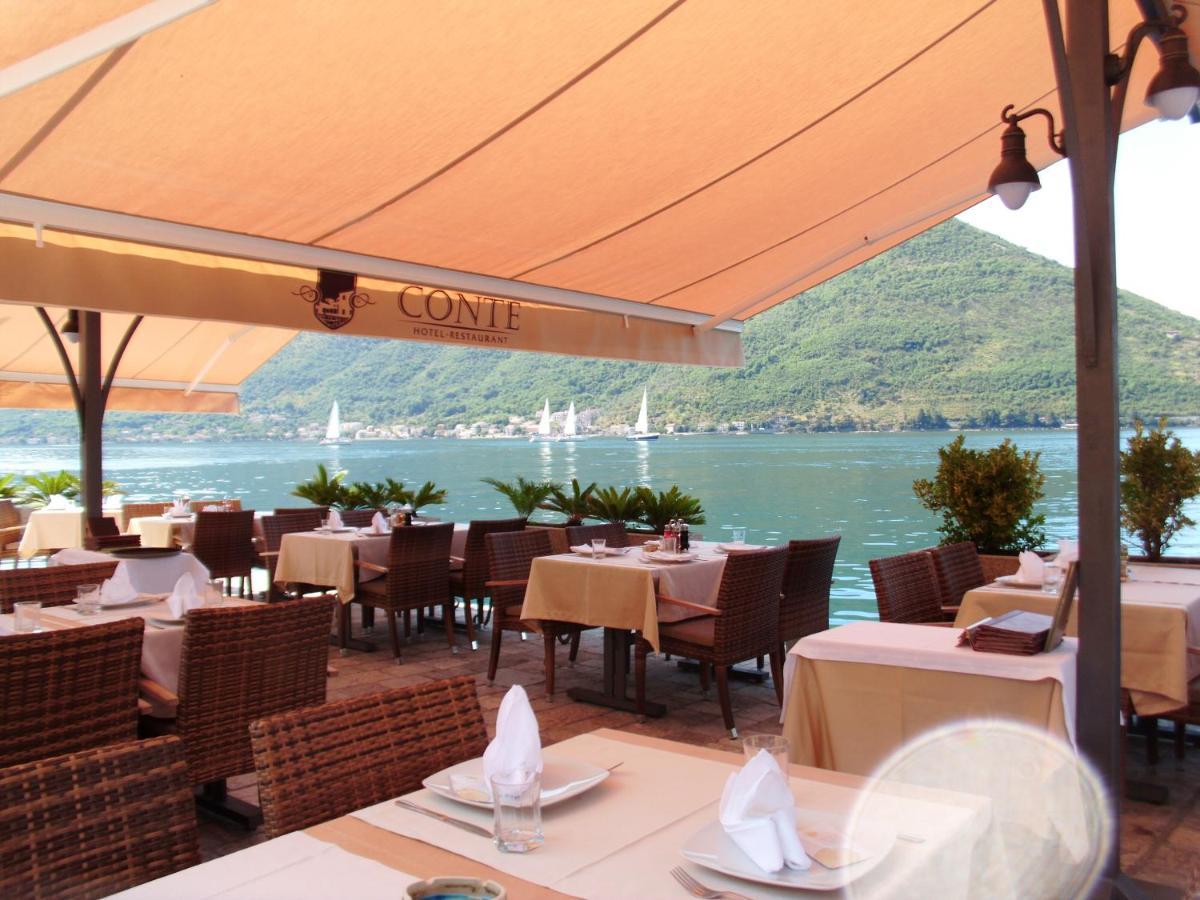 Apartment With Swimmingpool, Seaview And Large Terrace, 1St Floor, Min 2 Persons Dobrota Bagian luar foto